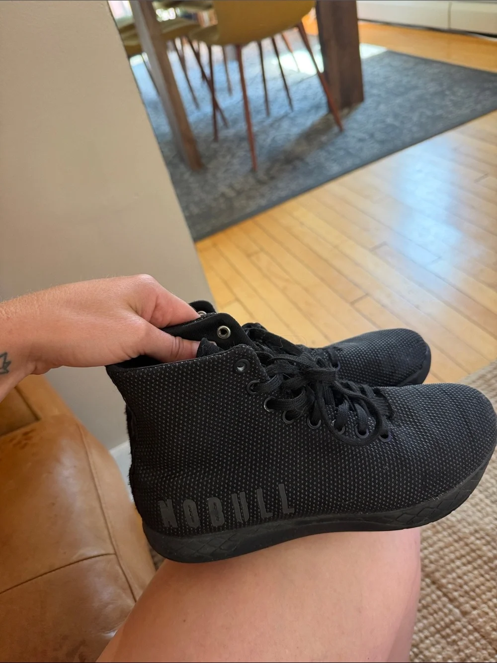 NOBULL Black High-Top Athletic Sneakers